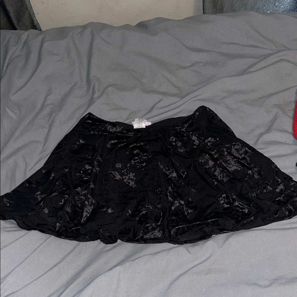 Garage Velvet Mini skort